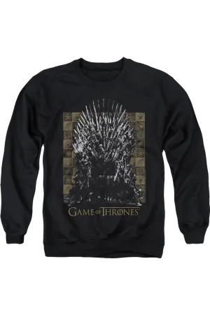 Game Of Thrones Iron Throne Adult Crewneck Sweatshirt