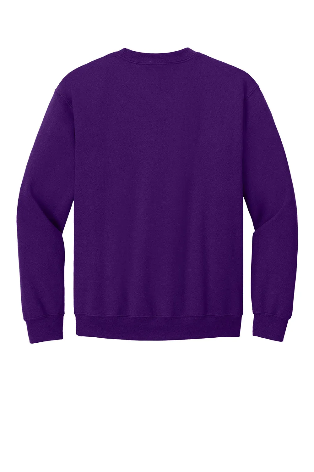 Gildan Mens Pill Resistant Fleece Crewneck Sweatshirt - Purple