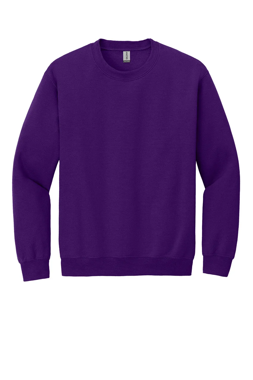 Gildan Mens Pill Resistant Fleece Crewneck Sweatshirt - Purple