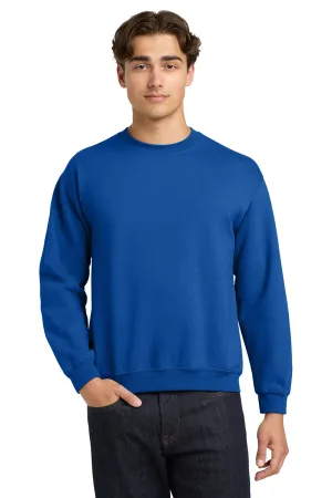 Gildan Mens Pill Resistant Fleece Crewneck Sweatshirt - Royal Blue