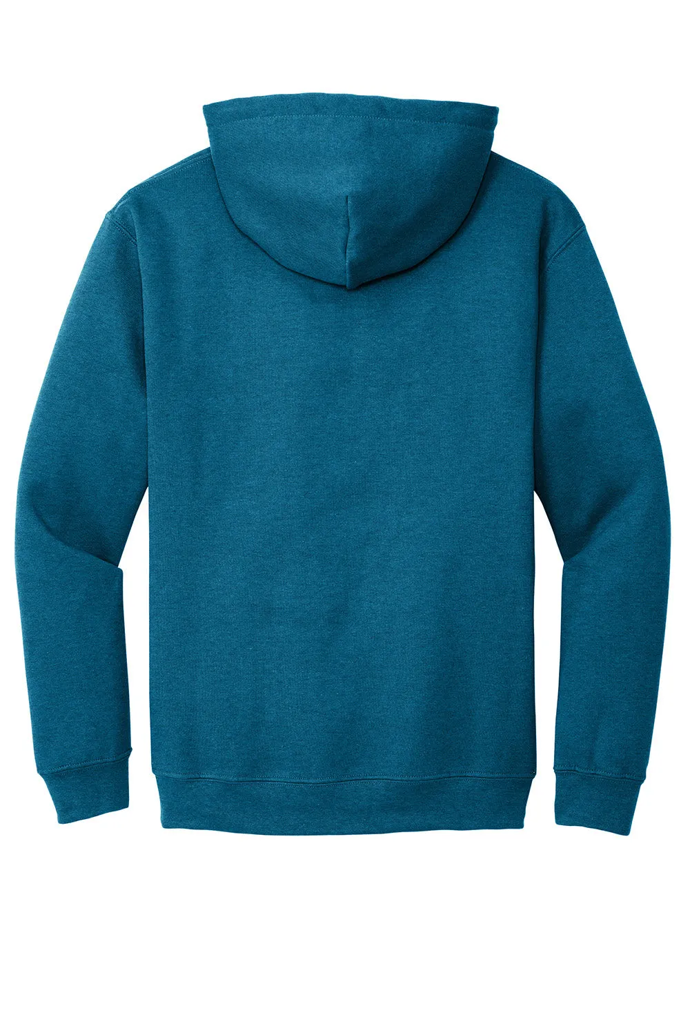 Gildan Mens Pill Resistant Hooded Sweatshirt Hoodie w/ Pouch Pocket - Antique Sapphire Blue