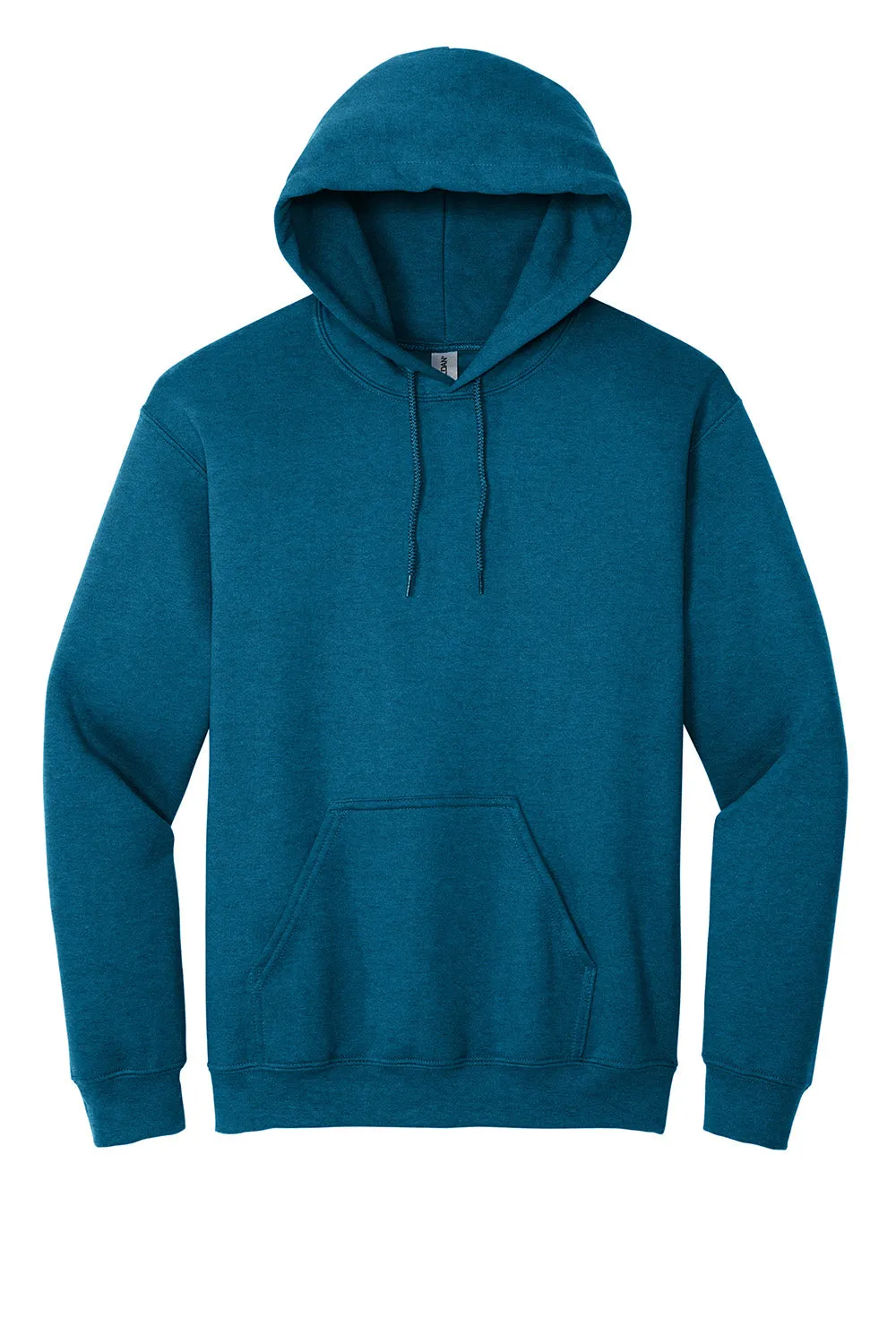 Gildan Mens Pill Resistant Hooded Sweatshirt Hoodie w/ Pouch Pocket - Antique Sapphire Blue