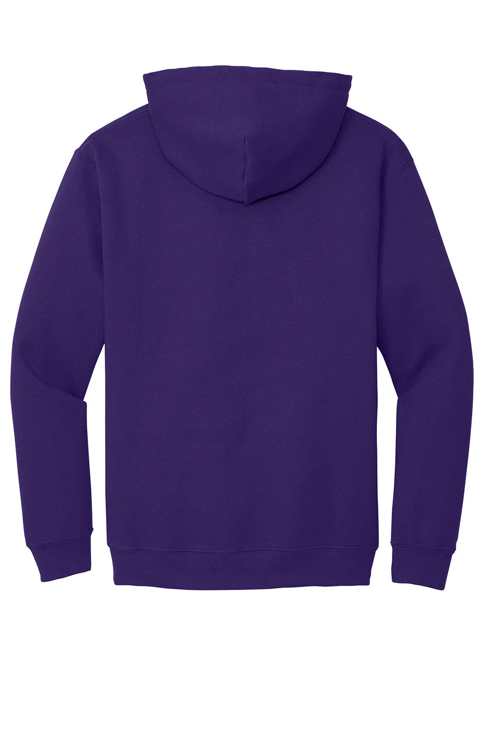 Gildan Mens Pill Resistant Hooded Sweatshirt Hoodie w/ Pouch Pocket - Purple