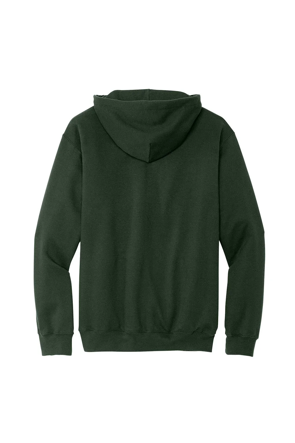 Gildan Mens Softstyle Hooded Sweatshirt Hoodie w/ Pouch Pocket - Forest Green