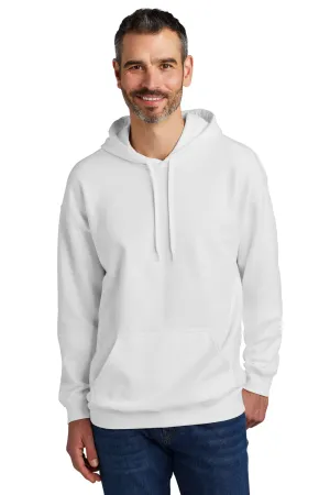 Gildan Mens Softstyle Hooded Sweatshirt Hoodie w/ Pouch Pocket - White