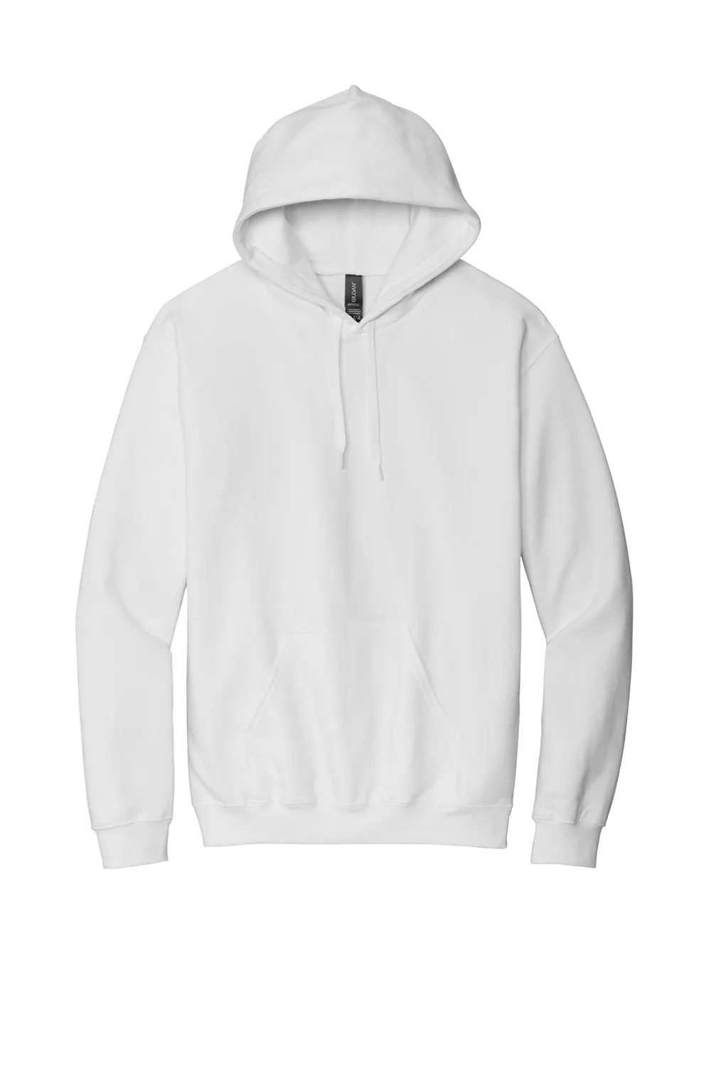 Gildan Mens Softstyle Hooded Sweatshirt Hoodie w/ Pouch Pocket - White