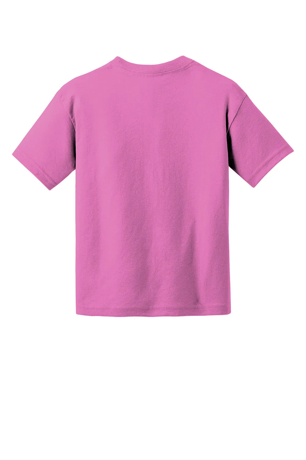 Gildan Youth DryBlend Moisture Wicking Short Sleeve Crewneck T-Shirt - Azalea Pink
