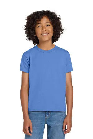 Gildan Youth DryBlend Moisture Wicking Short Sleeve Crewneck T-Shirt - Carolina Blue