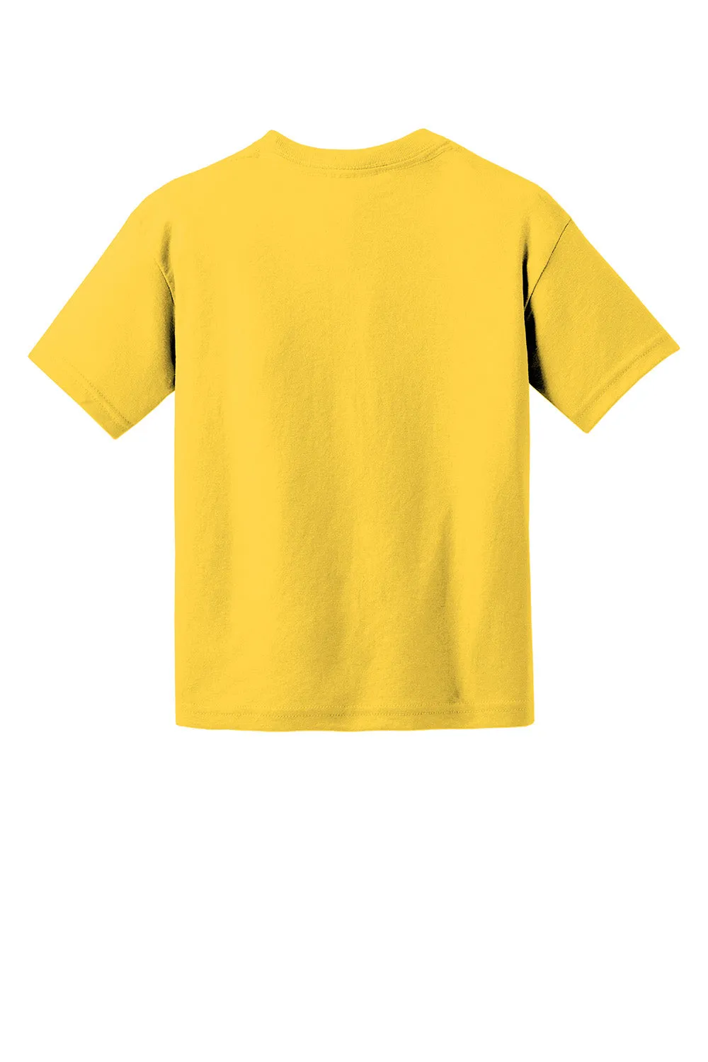 Gildan Youth DryBlend Moisture Wicking Short Sleeve Crewneck T-Shirt - Daisy Yellow