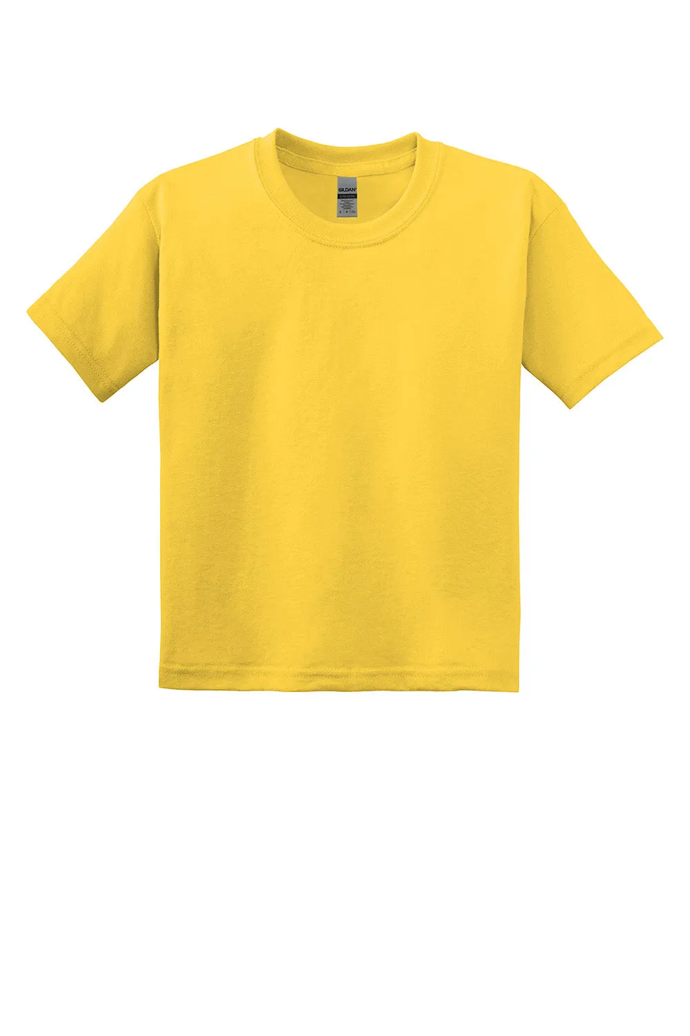 Gildan Youth DryBlend Moisture Wicking Short Sleeve Crewneck T-Shirt - Daisy Yellow