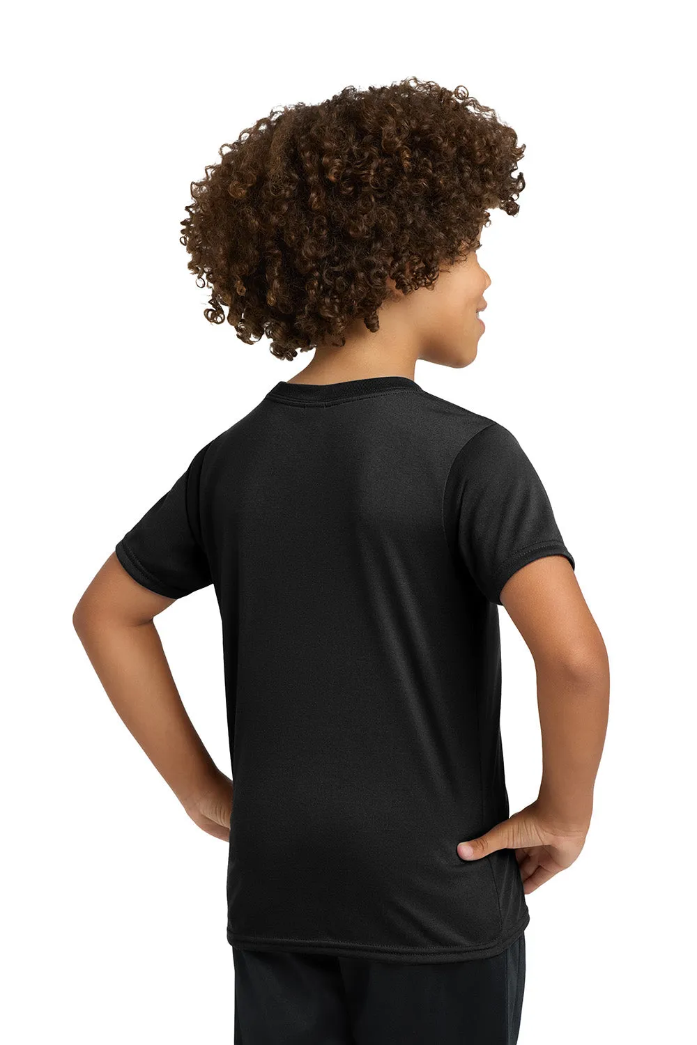 Gildan Youth Performance Jersey Moisture Wicking Short Sleeve Crewneck T-Shirt - Black