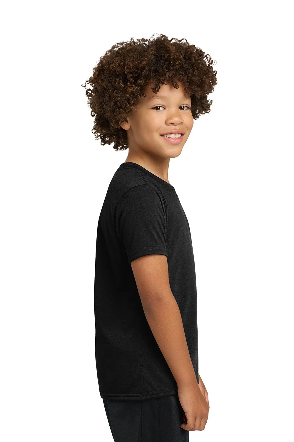 Gildan Youth Performance Jersey Moisture Wicking Short Sleeve Crewneck T-Shirt - Black