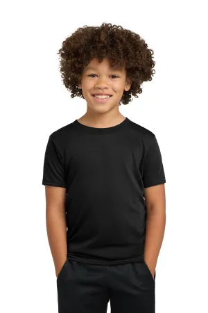 Gildan Youth Performance Jersey Moisture Wicking Short Sleeve Crewneck T-Shirt - Black