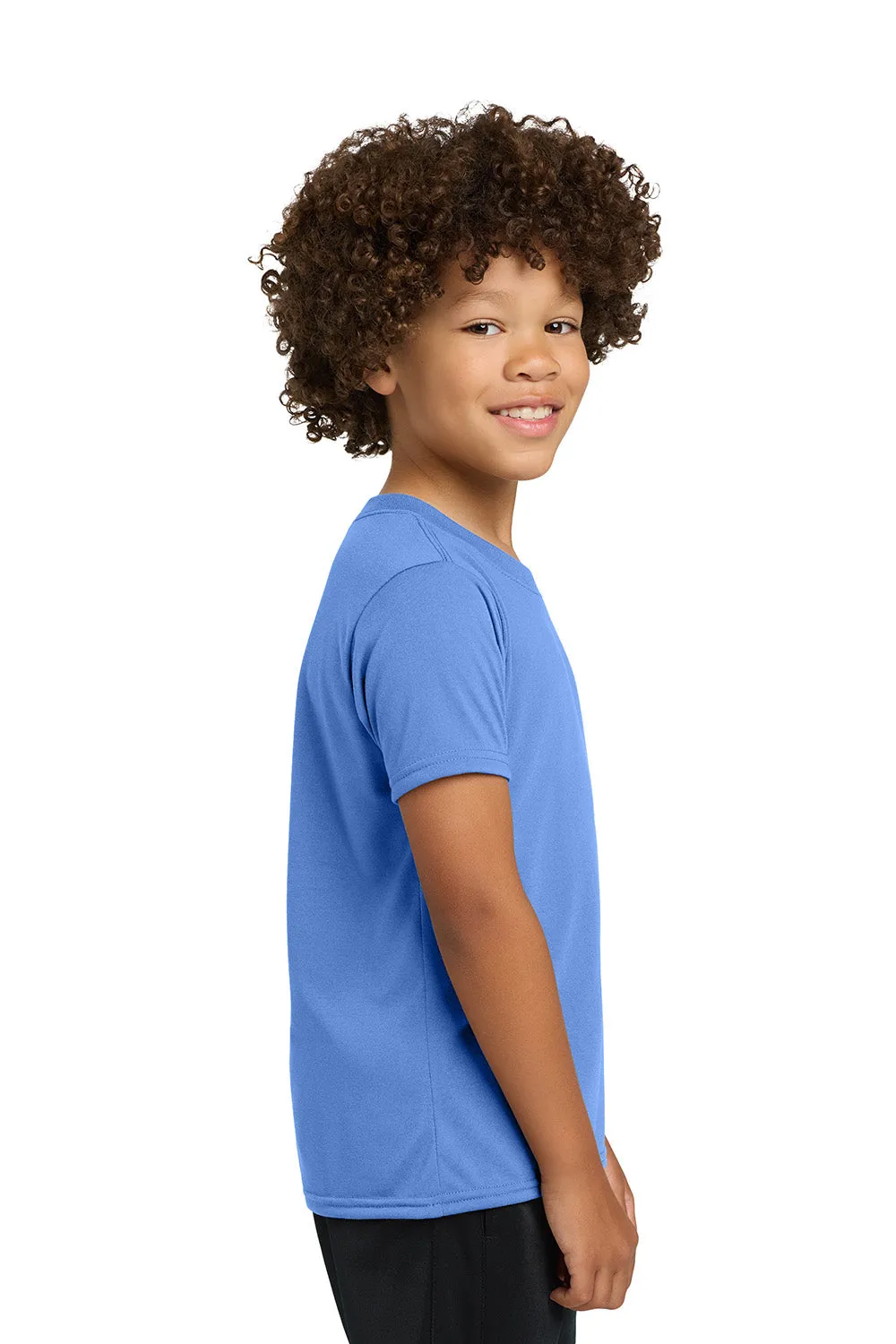 Gildan Youth Performance Jersey Moisture Wicking Short Sleeve Crewneck T-Shirt - Carolina Blue