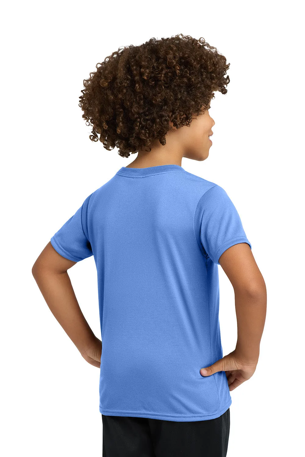 Gildan Youth Performance Jersey Moisture Wicking Short Sleeve Crewneck T-Shirt - Carolina Blue