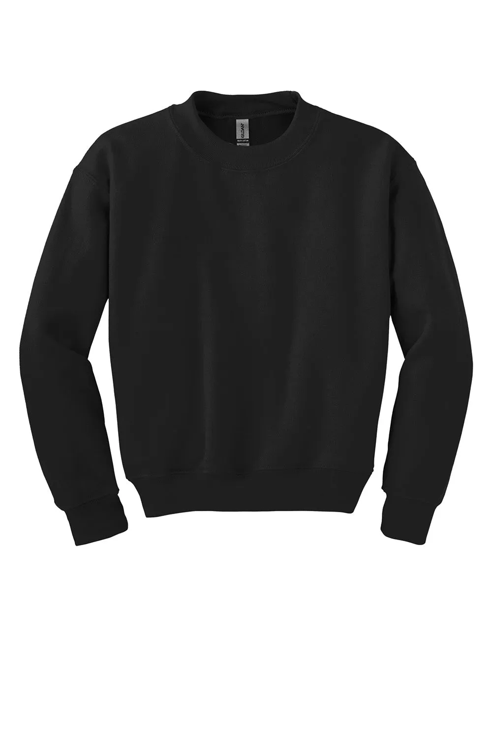 Gildan Youth Pill Resistant Fleece Crewneck Sweatshirt - Black