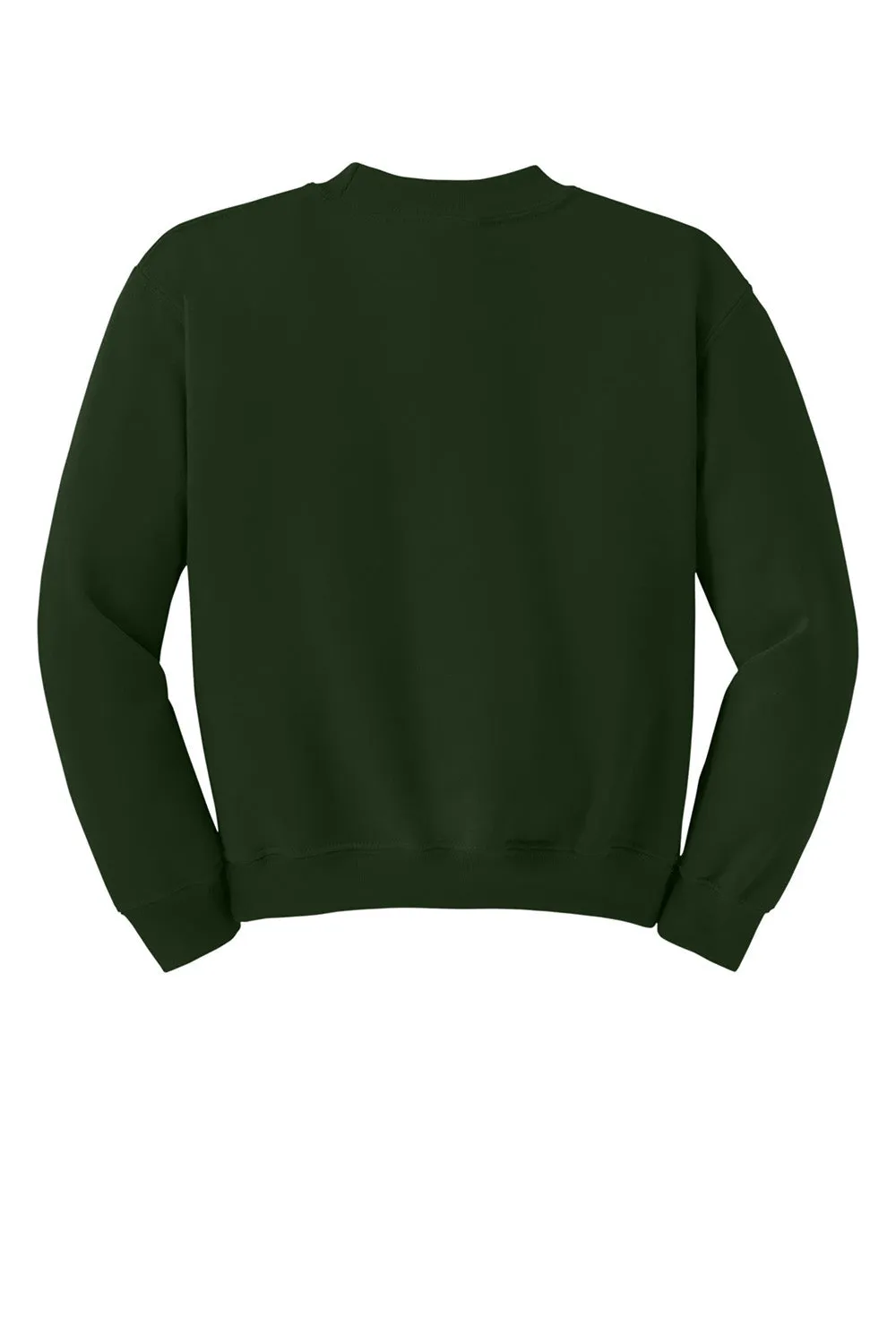 Gildan Youth Pill Resistant Fleece Crewneck Sweatshirt - Forest Green