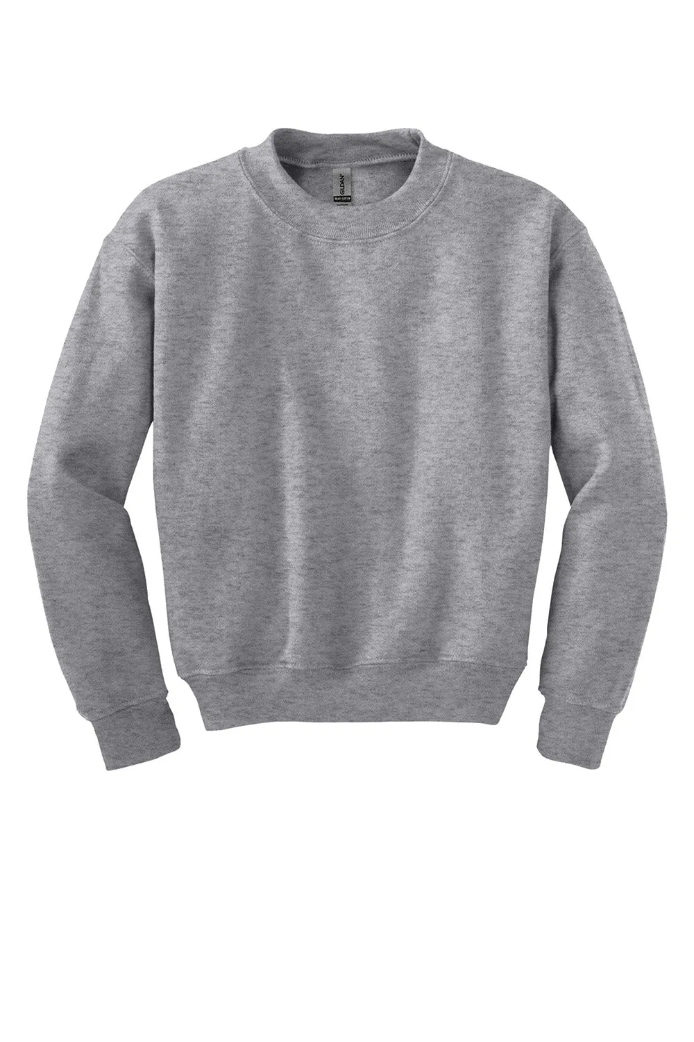 Gildan Youth Pill Resistant Fleece Crewneck Sweatshirt - Sport Grey