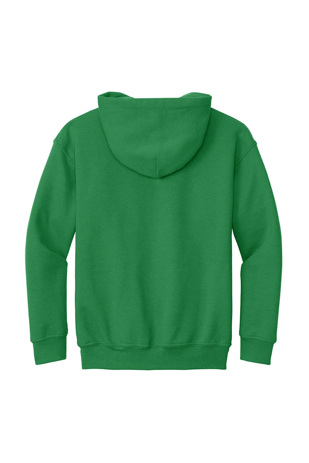 Gildan Youth Pill Resistant Hooded Sweatshirt Hoodie w/ Pouch Pocket - Irish Green