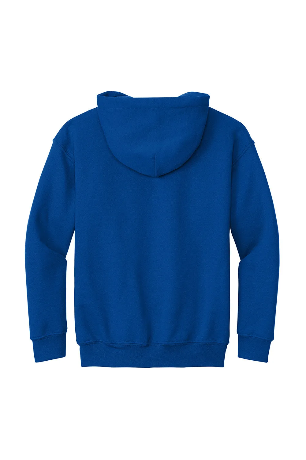 Gildan Youth Pill Resistant Hooded Sweatshirt Hoodie w/ Pouch Pocket - Royal Blue