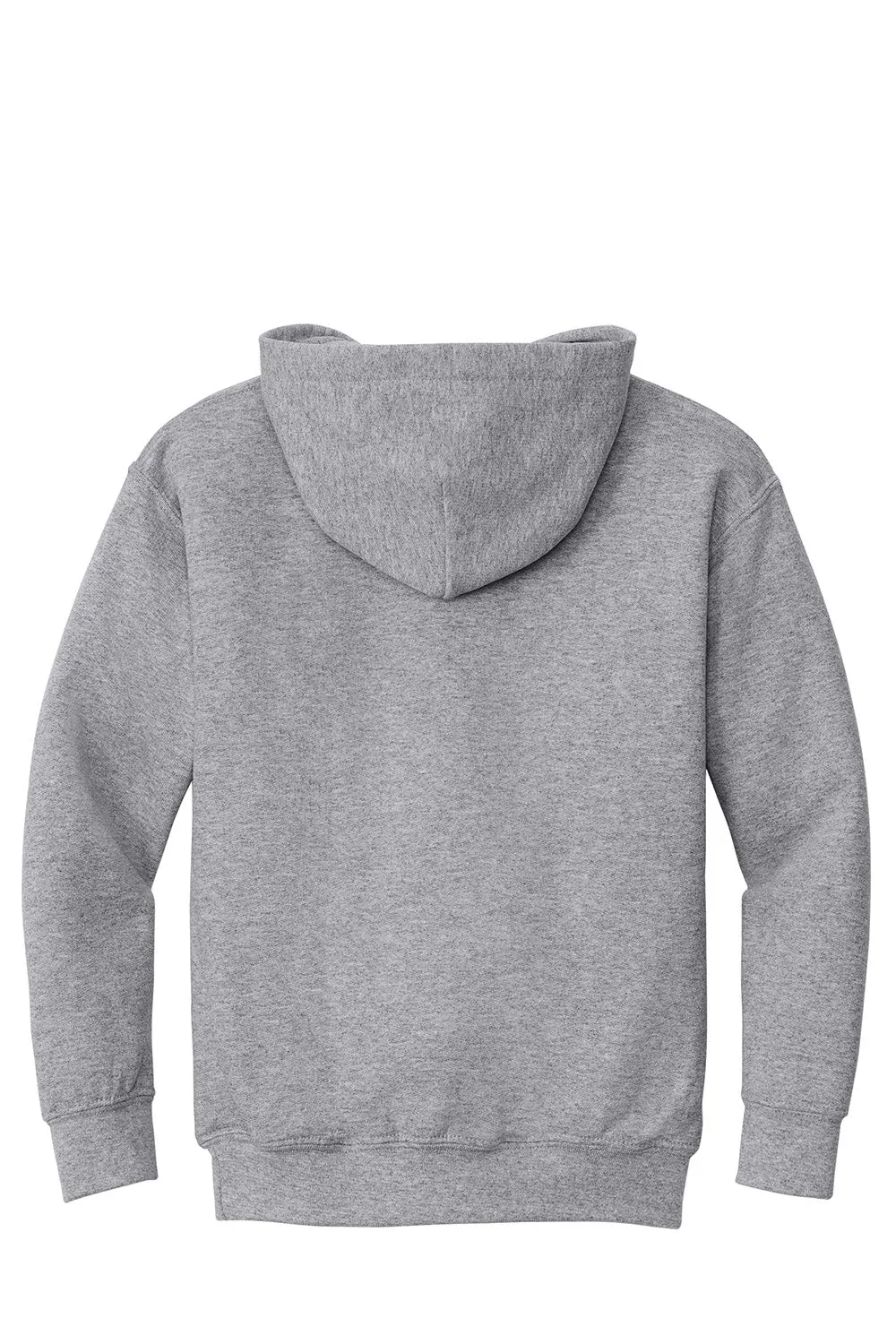 Gildan Youth Pill Resistant Hooded Sweatshirt Hoodie w/ Pouch Pocket - Sport Grey