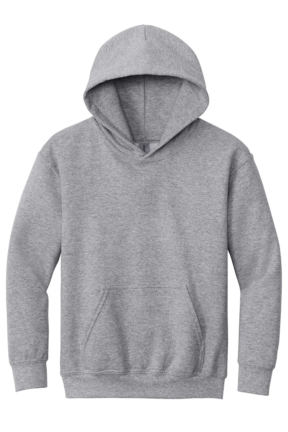 Gildan Youth Pill Resistant Hooded Sweatshirt Hoodie w/ Pouch Pocket - Sport Grey