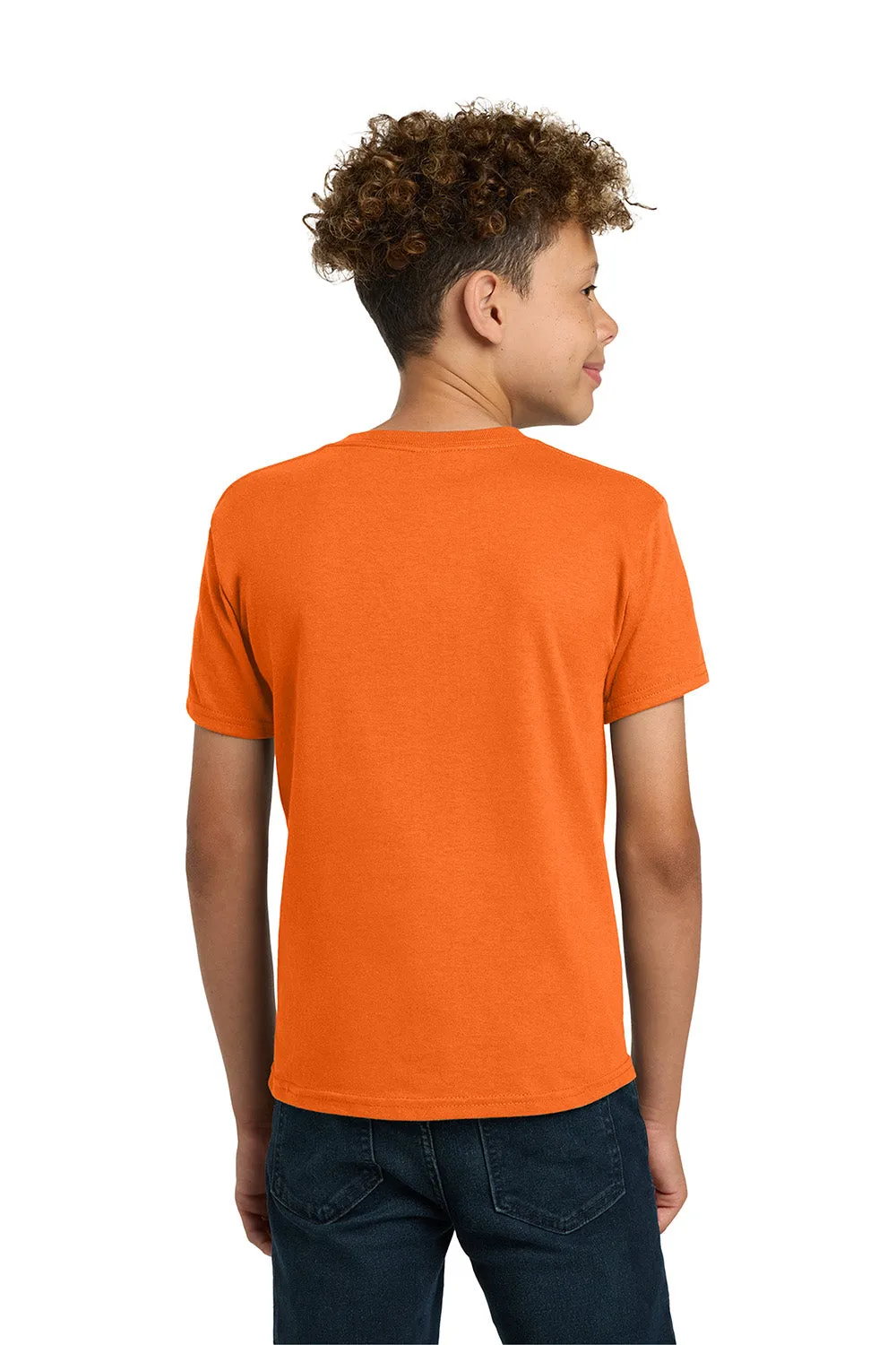 Gildan Youth Short Sleeve Crewneck T-Shirt - Safety Orange