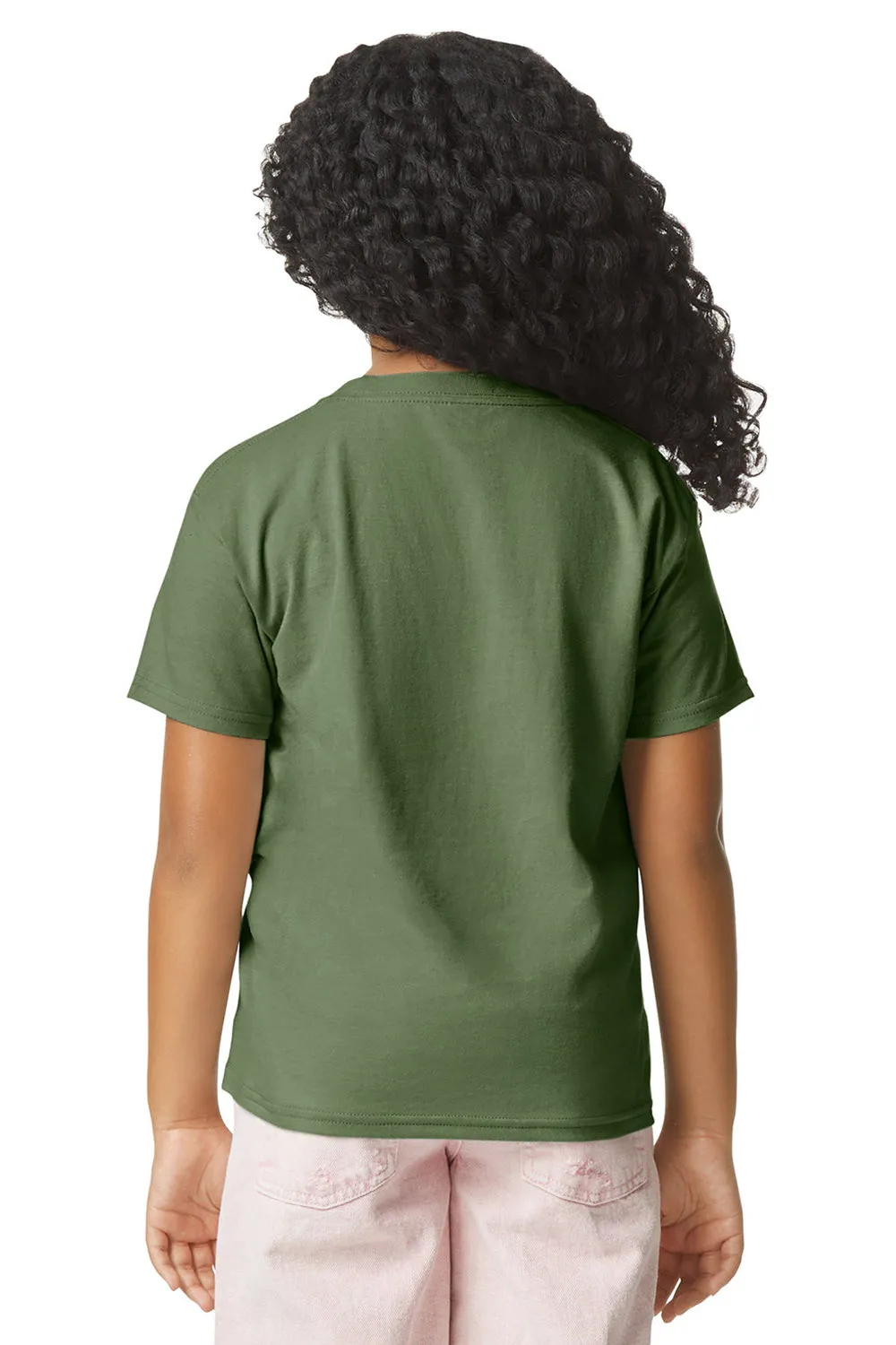 Gildan Youth Softstyle CVC Short Sleeve Crewneck T-Shirt - Cactus Green