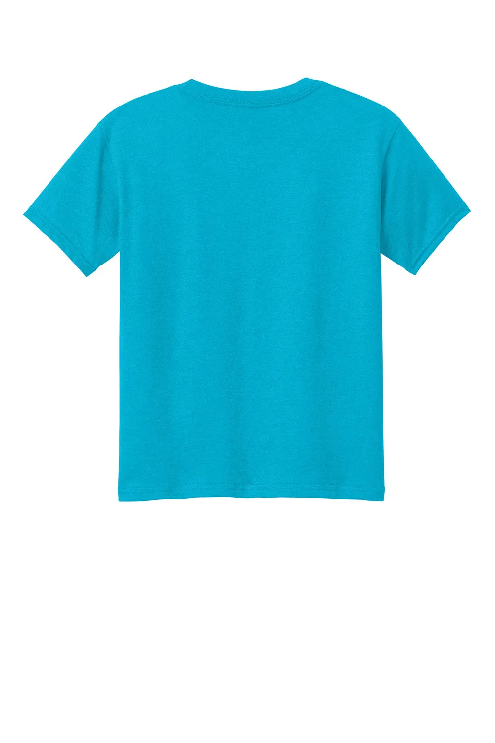 Gildan Youth Softstyle CVC Short Sleeve Crewneck T-Shirt - Caribbean Blue Mist