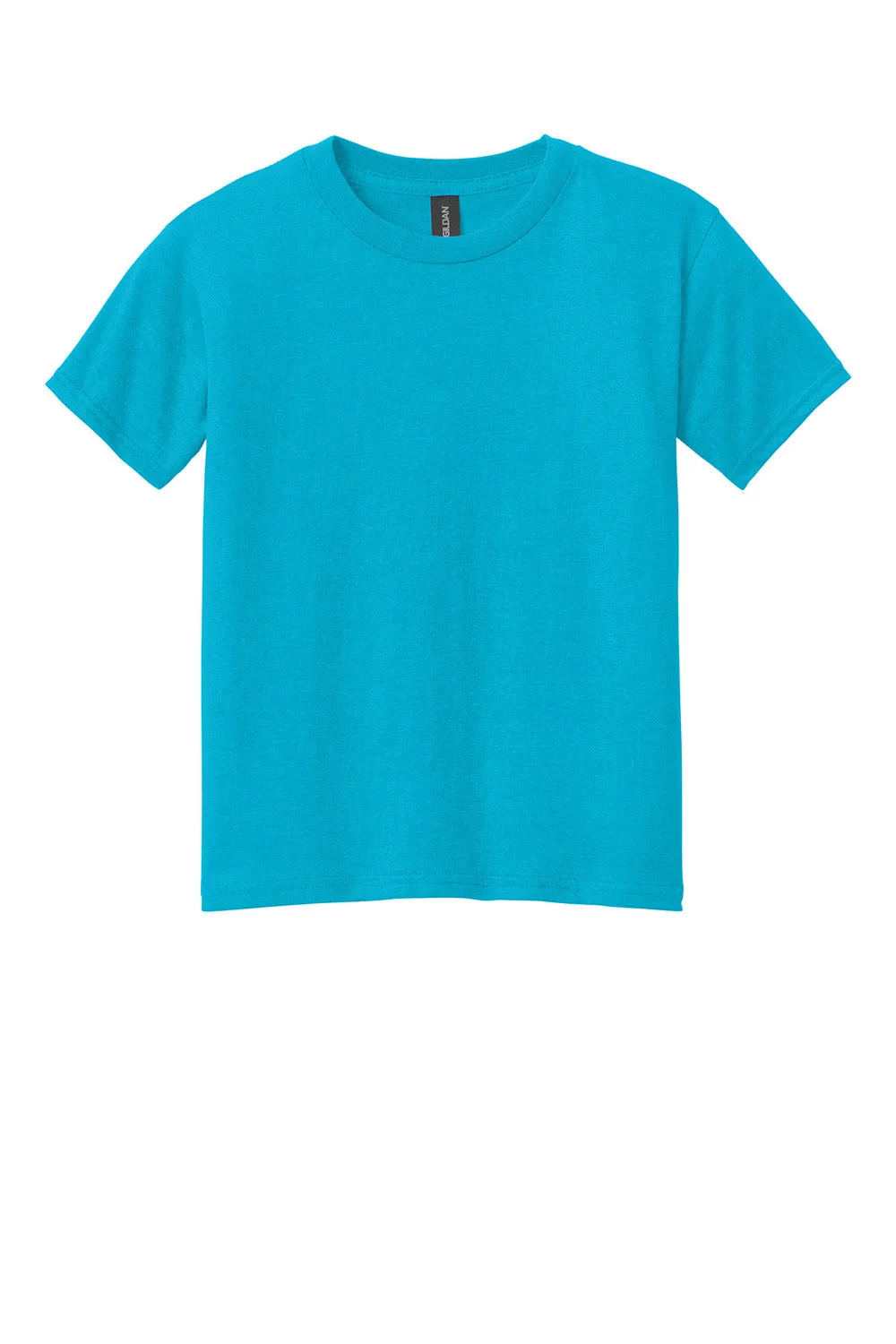 Gildan Youth Softstyle CVC Short Sleeve Crewneck T-Shirt - Caribbean Blue Mist