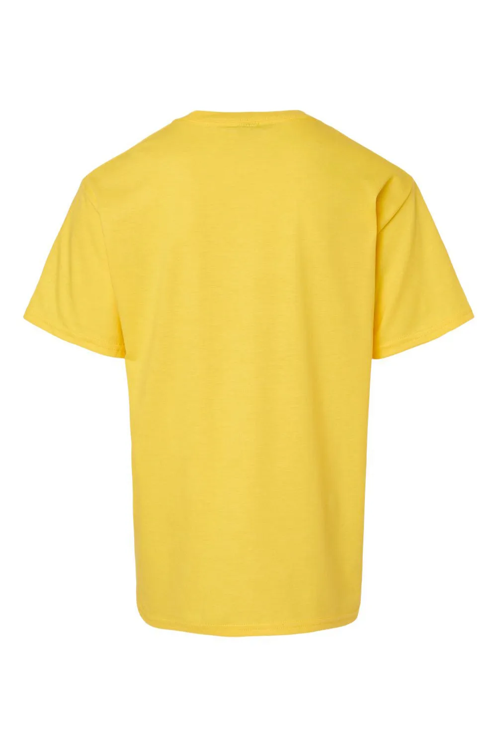 Gildan Youth Softstyle CVC Short Sleeve Crewneck T-Shirt - Daisy Yellow Mist