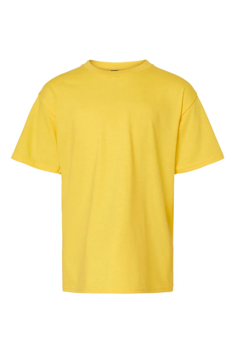 Gildan Youth Softstyle CVC Short Sleeve Crewneck T-Shirt - Daisy Yellow Mist