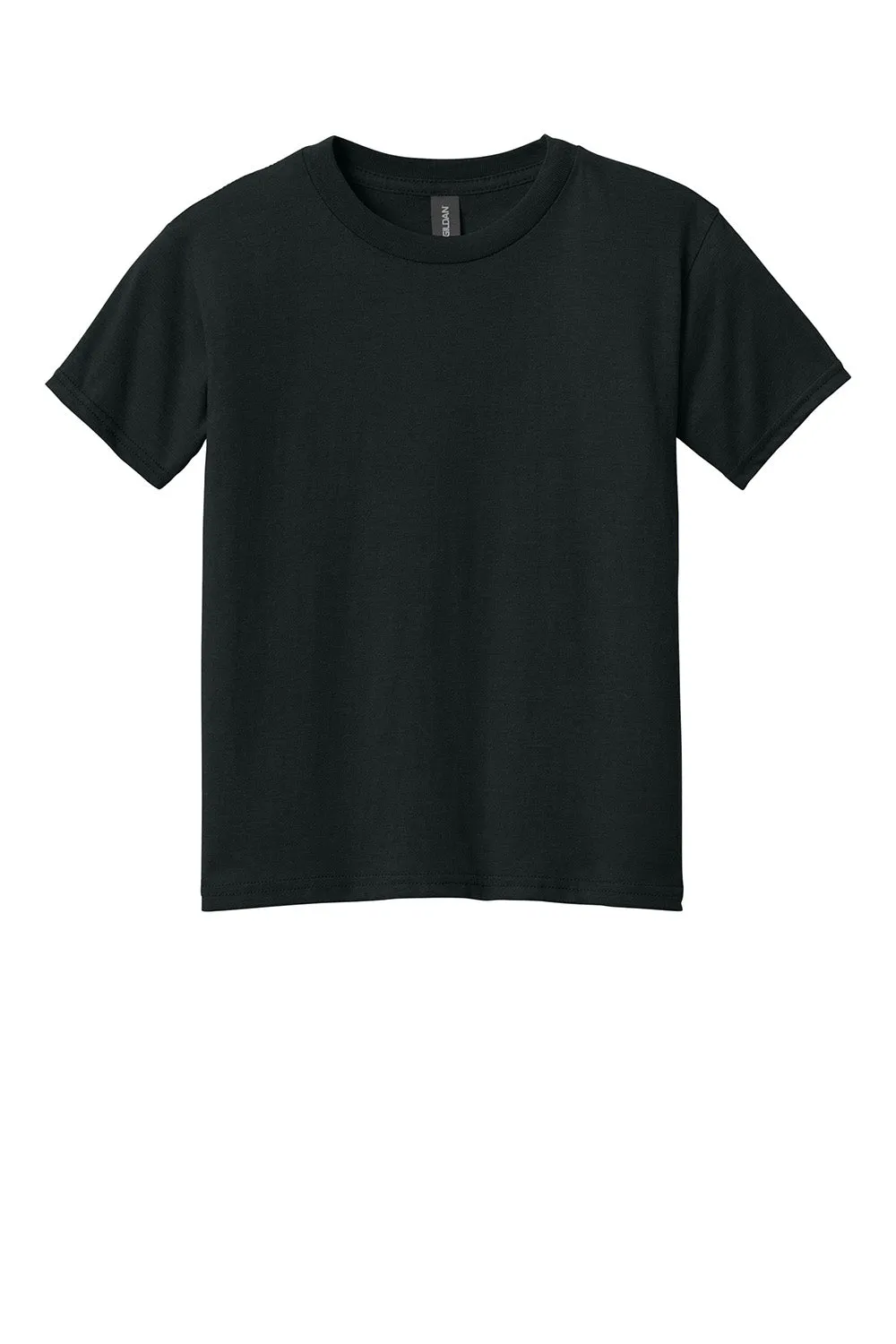 Gildan Youth Softstyle CVC Short Sleeve Crewneck T-Shirt - Pitch Black