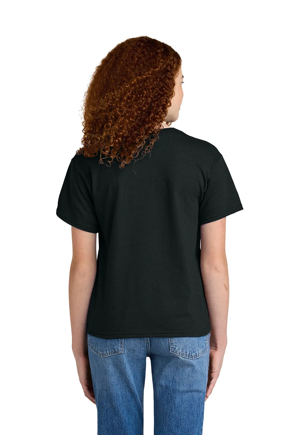 Gildan Youth Softstyle CVC Short Sleeve Crewneck T-Shirt - Pitch Black