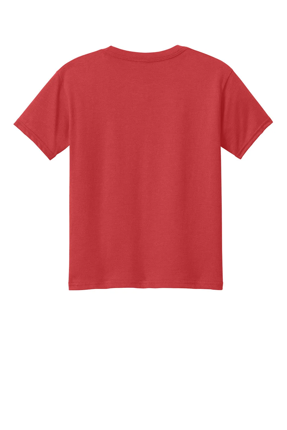 Gildan Youth Softstyle CVC Short Sleeve Crewneck T-Shirt - Red Mist