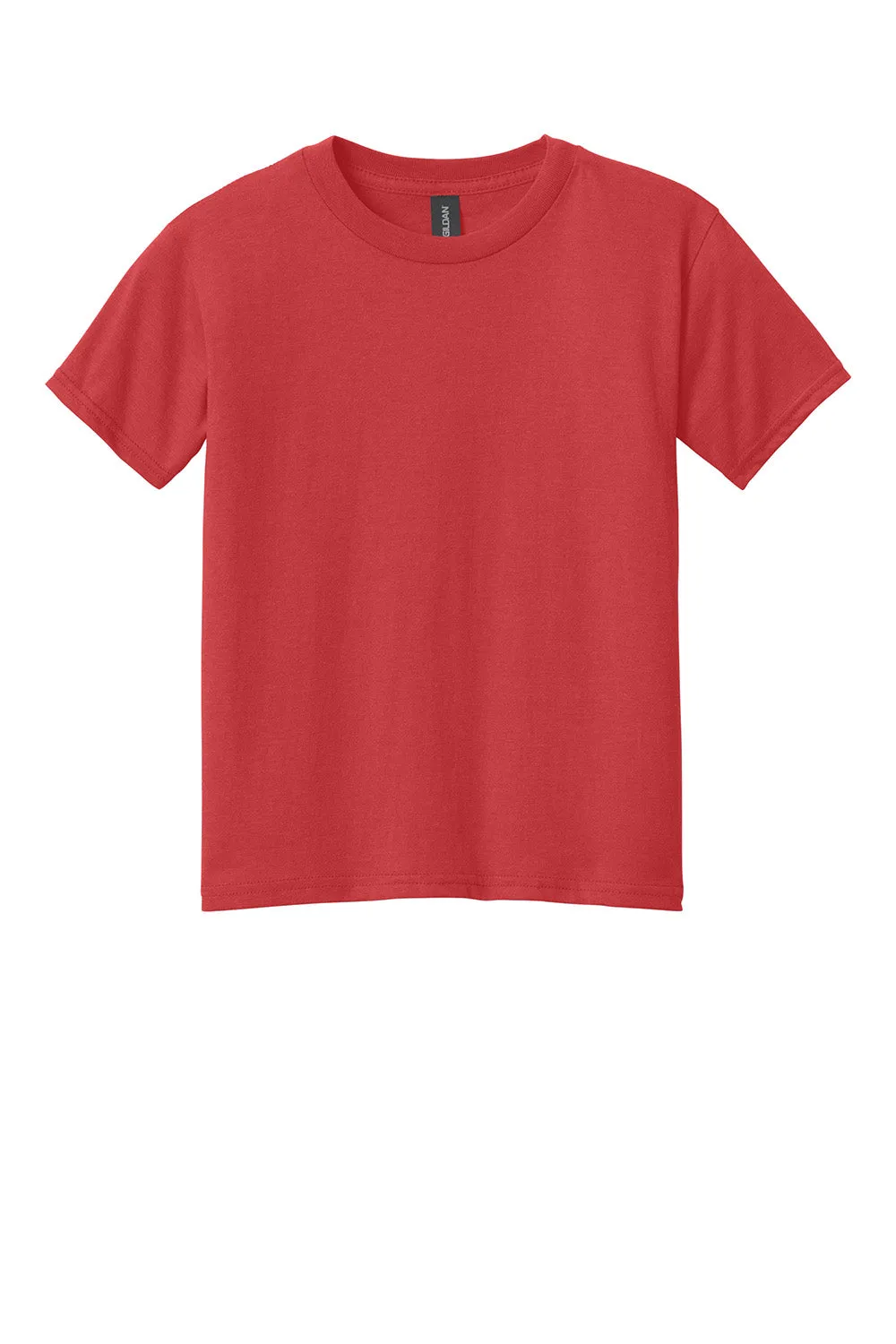Gildan Youth Softstyle CVC Short Sleeve Crewneck T-Shirt - Red Mist