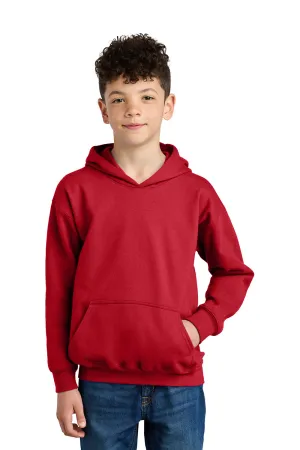 Gildan Youth Softstyle Hooded Sweatshirt Hoodie w/ Pouch Pocket - Red