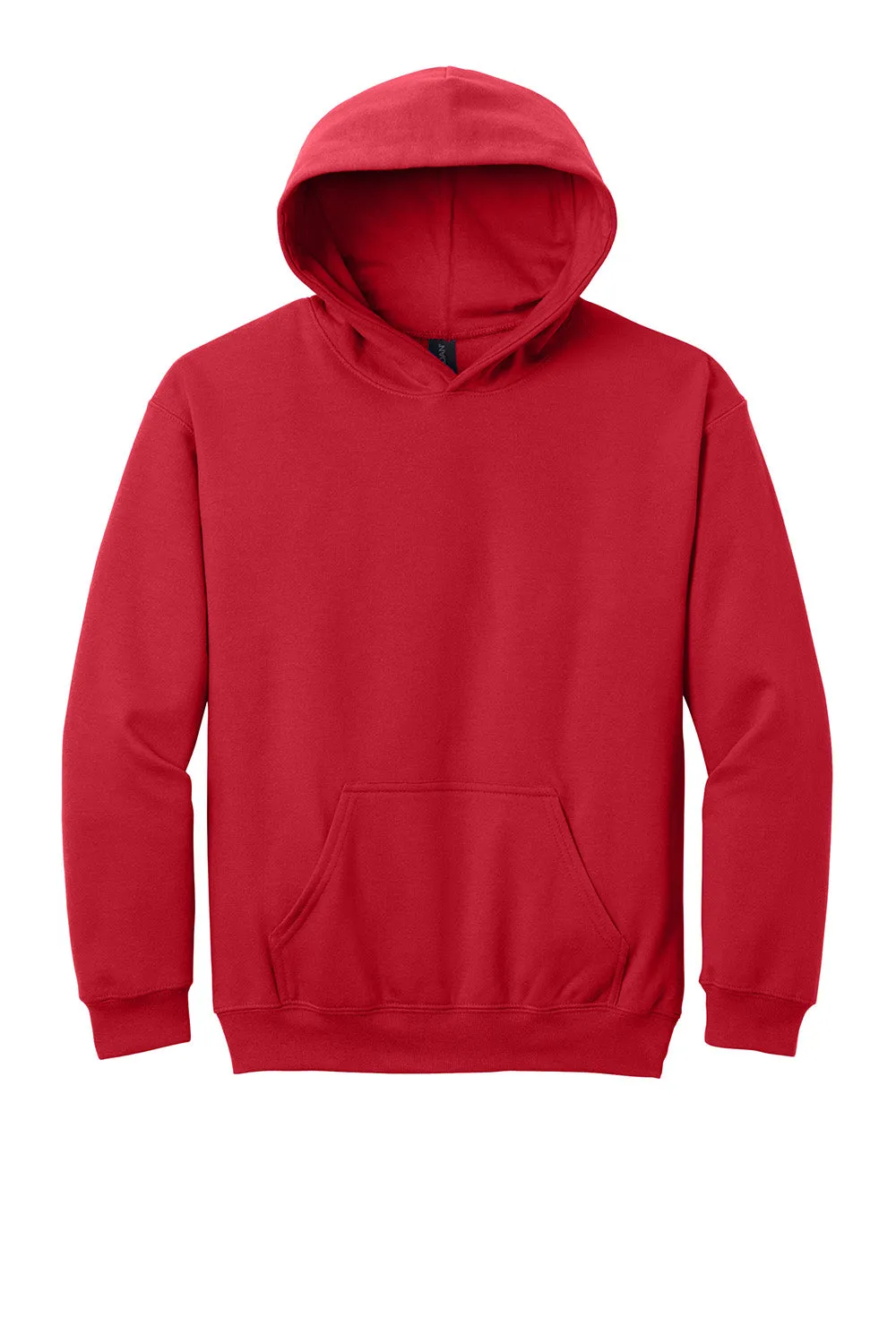 Gildan Youth Softstyle Hooded Sweatshirt Hoodie w/ Pouch Pocket - Red