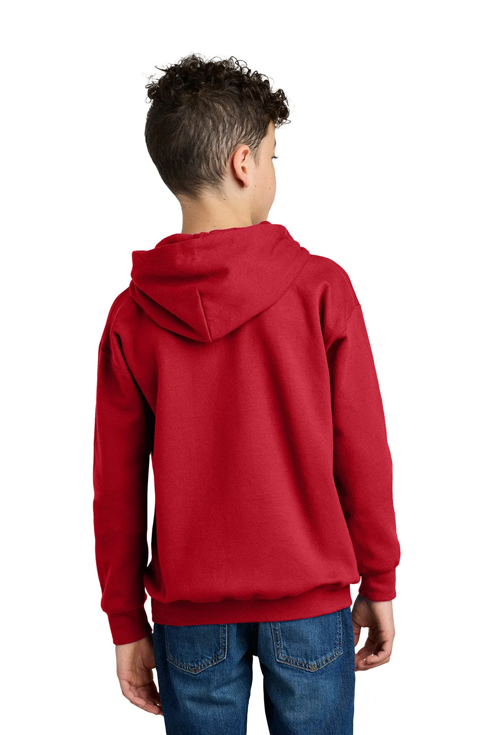 Gildan Youth Softstyle Hooded Sweatshirt Hoodie w/ Pouch Pocket - Red