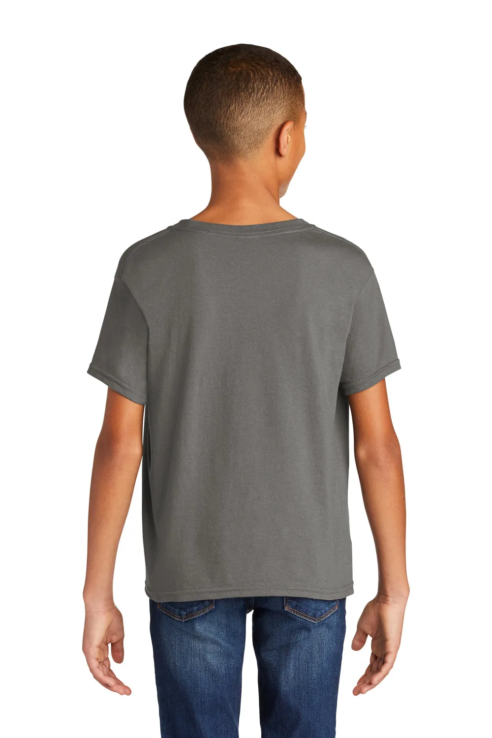 Gildan Youth Softstyle Short Sleeve Crewneck T-Shirt - Charcoal Grey