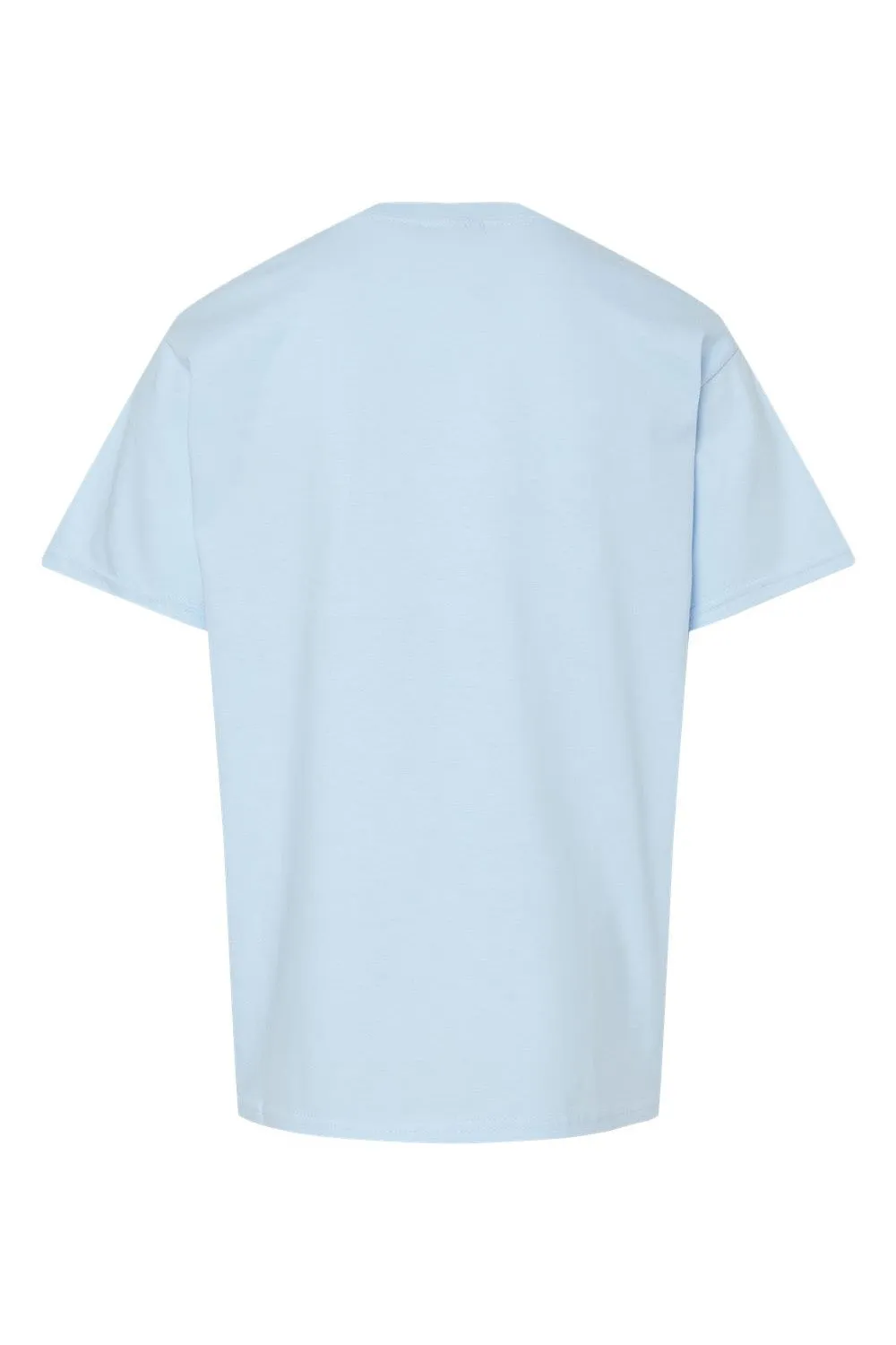 Gildan Youth Softstyle Short Sleeve Crewneck T-Shirt - Light Blue