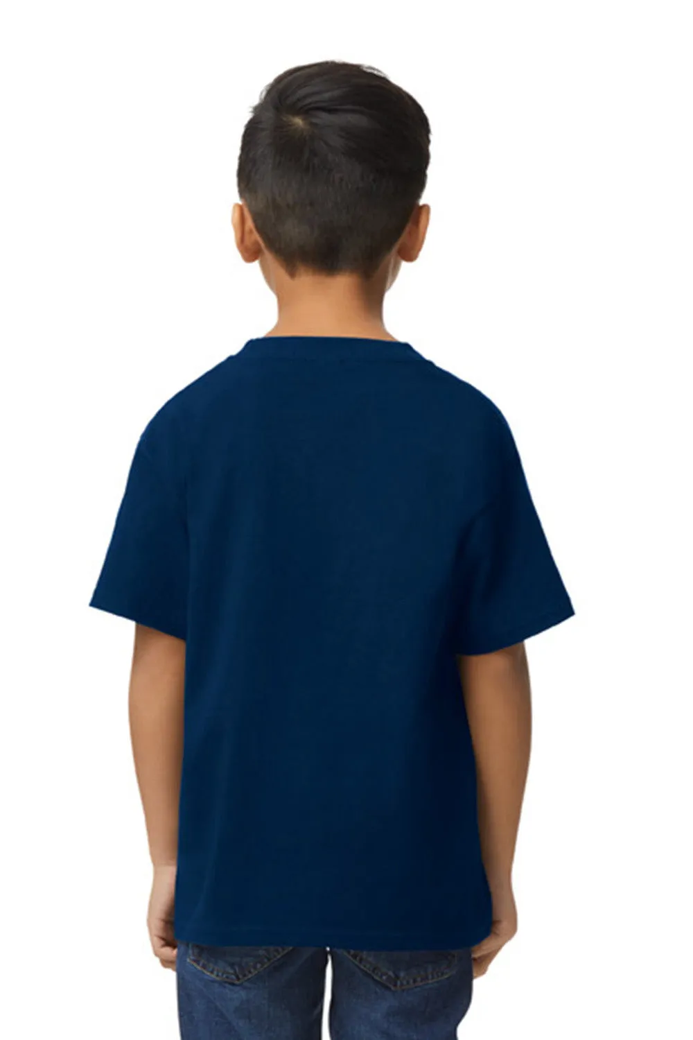 Gildan Youth Softstyle Short Sleeve Crewneck T-Shirt - Navy Blue