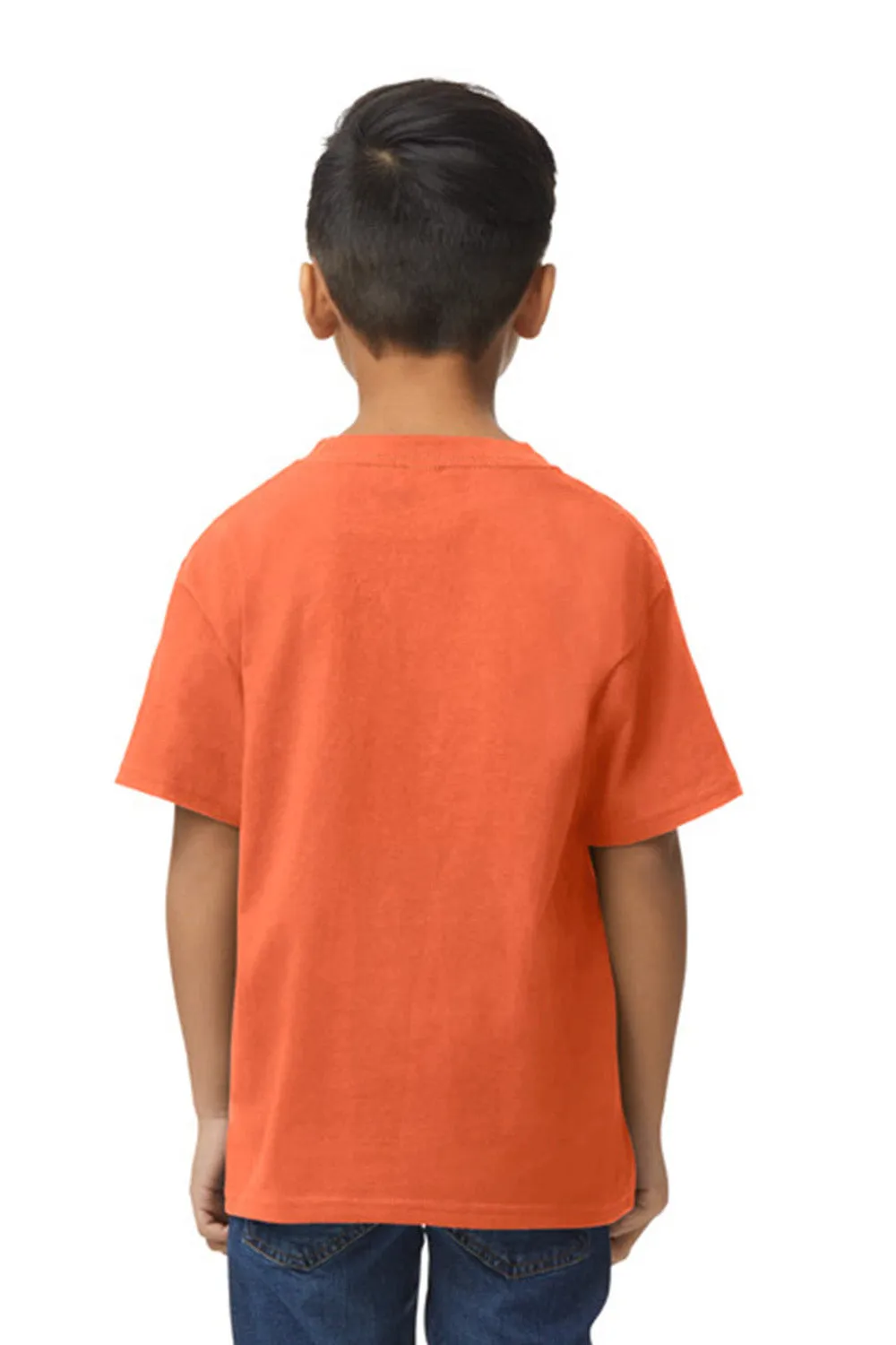 Gildan Youth Softstyle Short Sleeve Crewneck T-Shirt - Orange