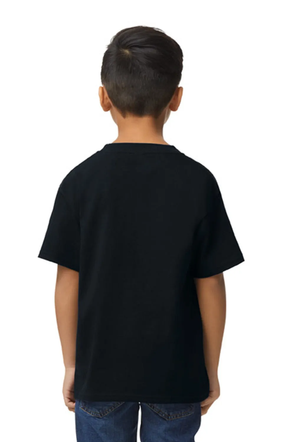 Gildan Youth Softstyle Short Sleeve Crewneck T-Shirt - Pitch Black