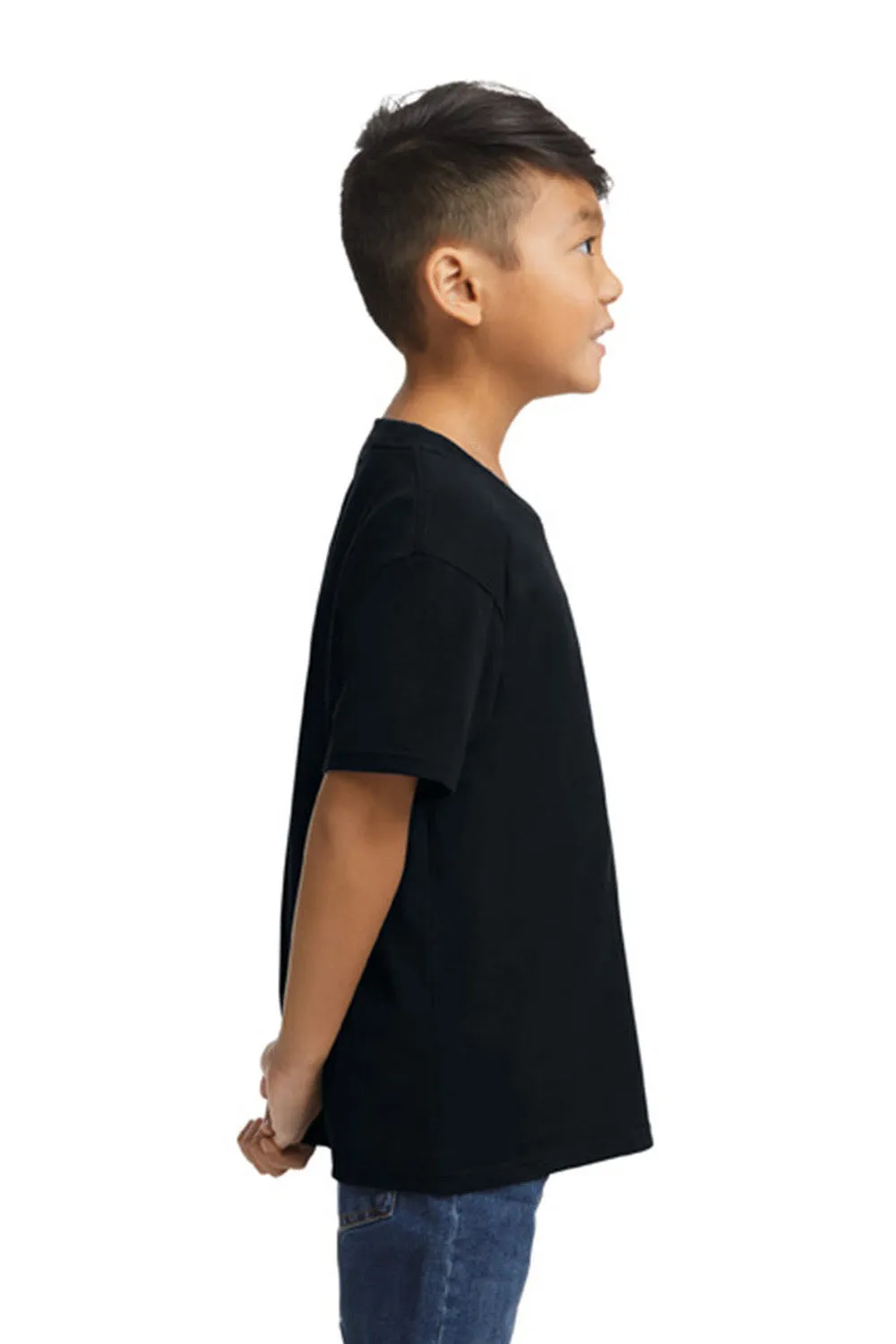 Gildan Youth Softstyle Short Sleeve Crewneck T-Shirt - Pitch Black