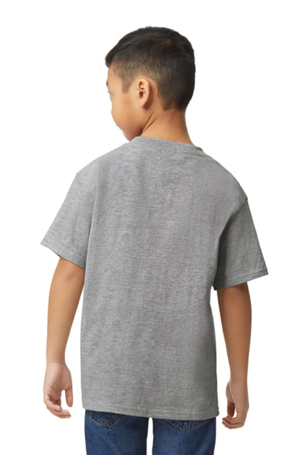 Gildan Youth Softstyle Short Sleeve Crewneck T-Shirt - Sport Grey