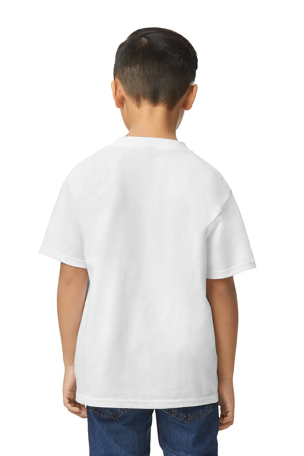 Gildan Youth Softstyle Short Sleeve Crewneck T-Shirt - White