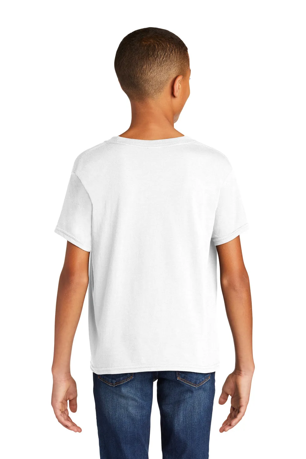 Gildan Youth Softstyle Short Sleeve Crewneck T-Shirt - White
