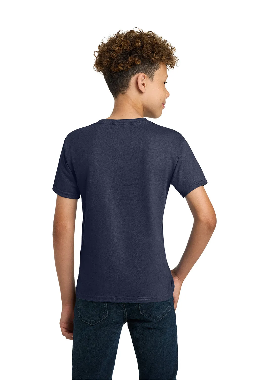 Gildan Youth Ultra Short Sleeve Crewneck T-Shirt - Navy Blue