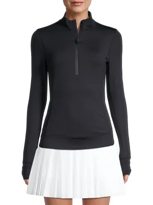 Halley Quarter Zip Pullover In Shepard